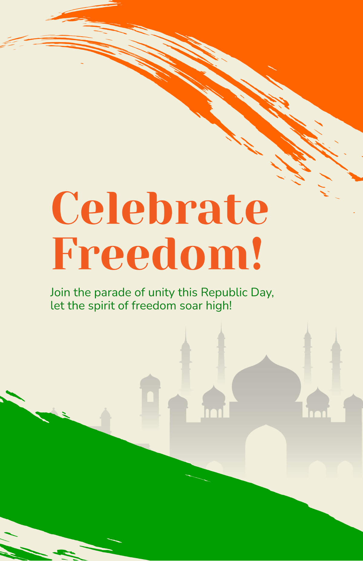 Republic Day Painting Poster Template