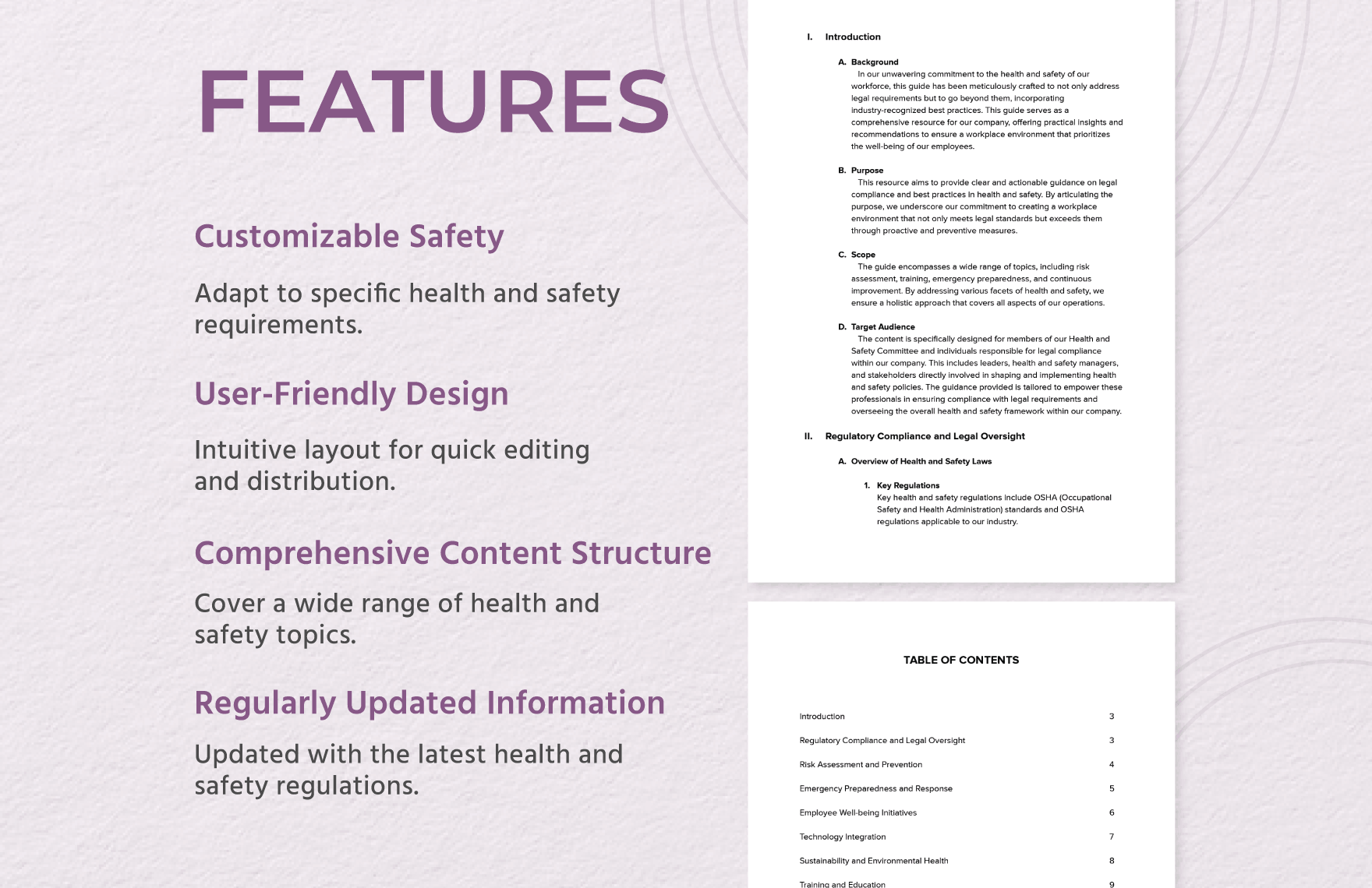 Health & Safety Legal Compliance Best Practices Guide Template