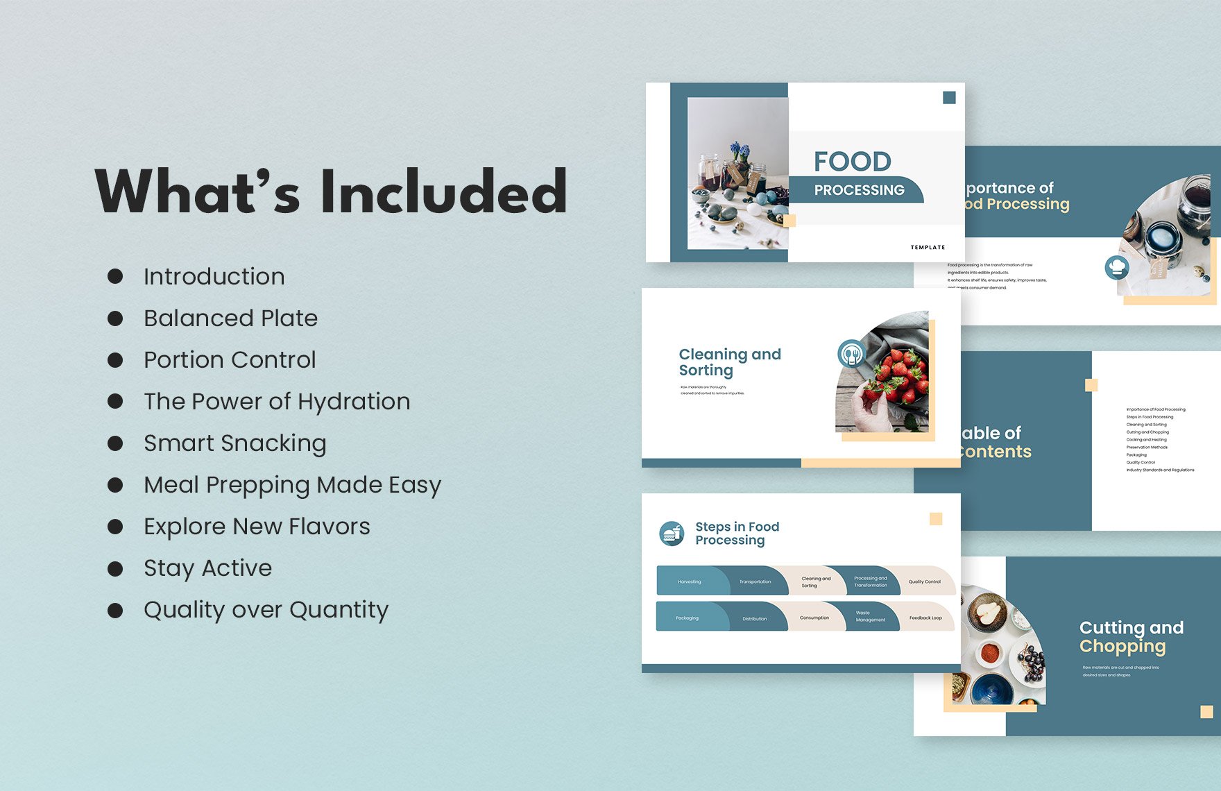 Food Processing Template
