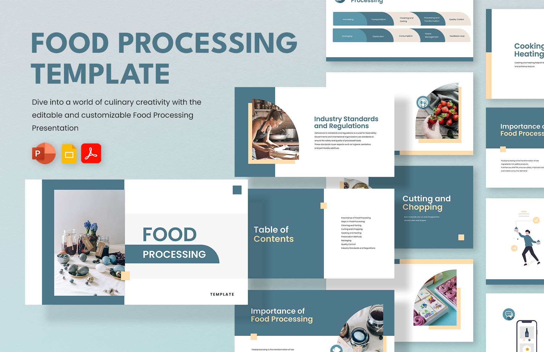 Food Presentation in PDF - FREE Template Download | Template.net
