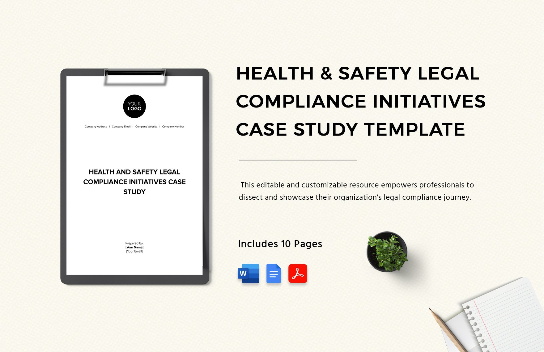 Health & Safety Legal Compliance Initiatives Case Study Template