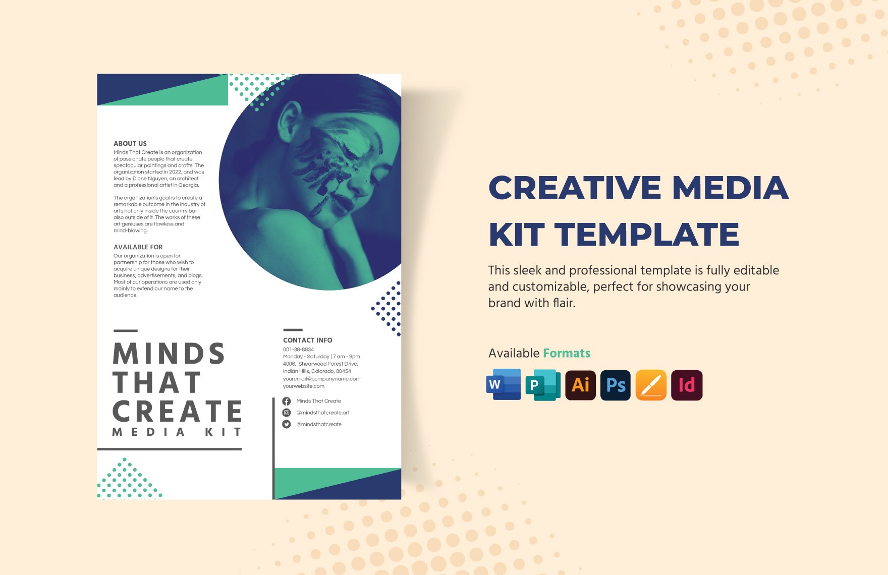 Creative Media Kit Template