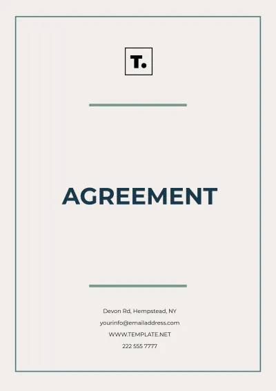 Free Agreements Template to Edit Online