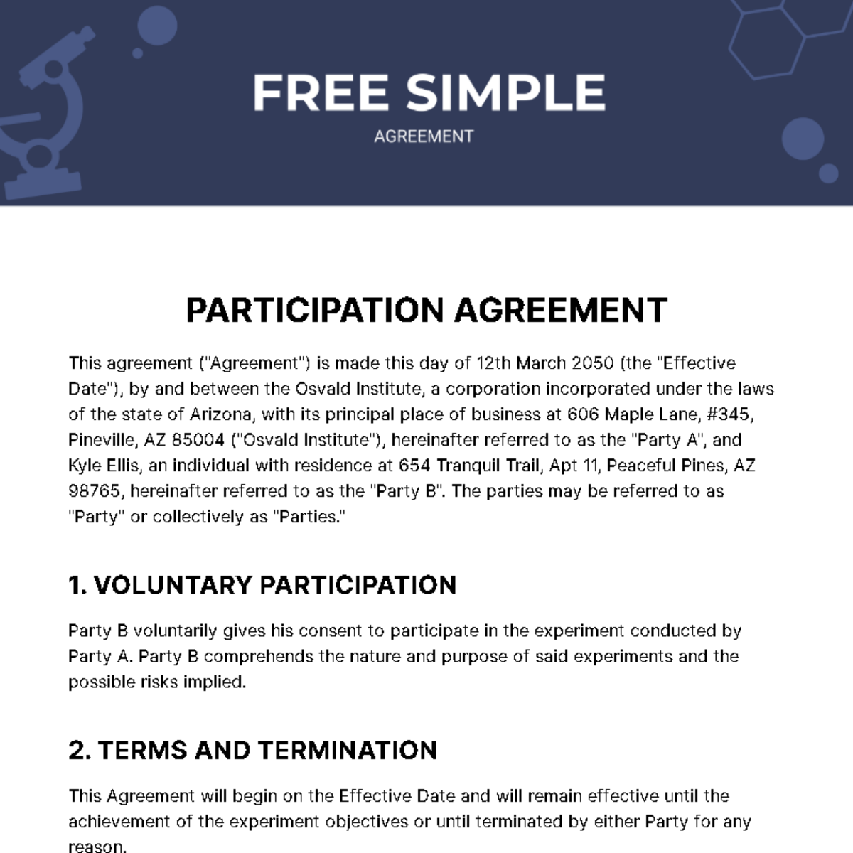 Simple Agreement Template