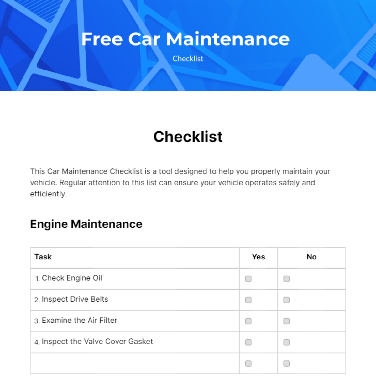 FREE Checklist Templates & Examples Edit Online & Download