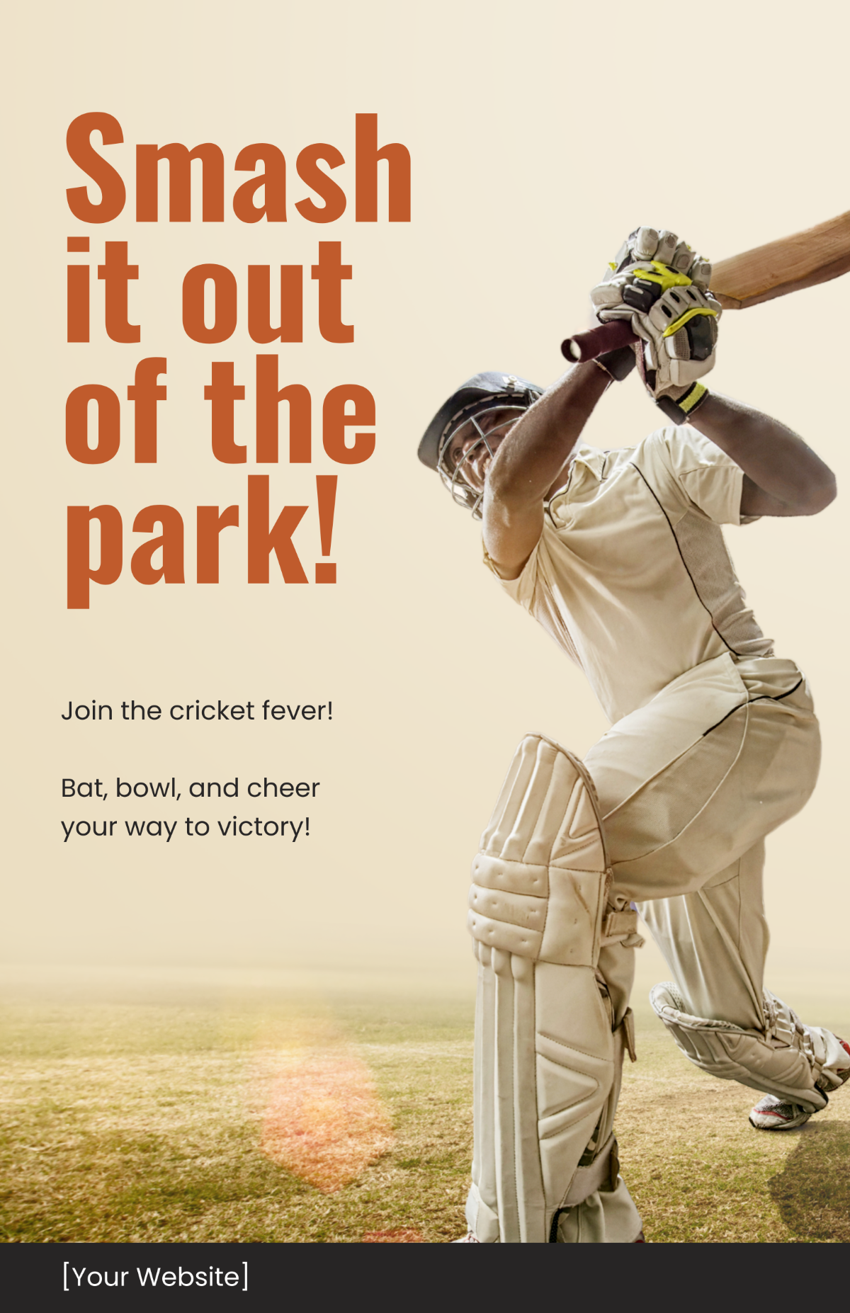 Cricket Tournament Poster