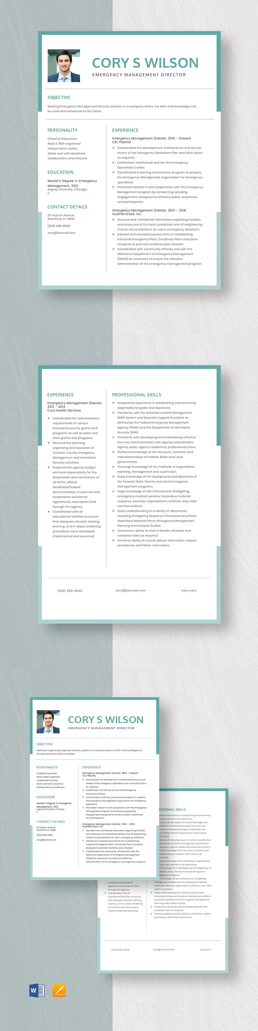 Free Emergency Department Technician Resume Template Word, Apple