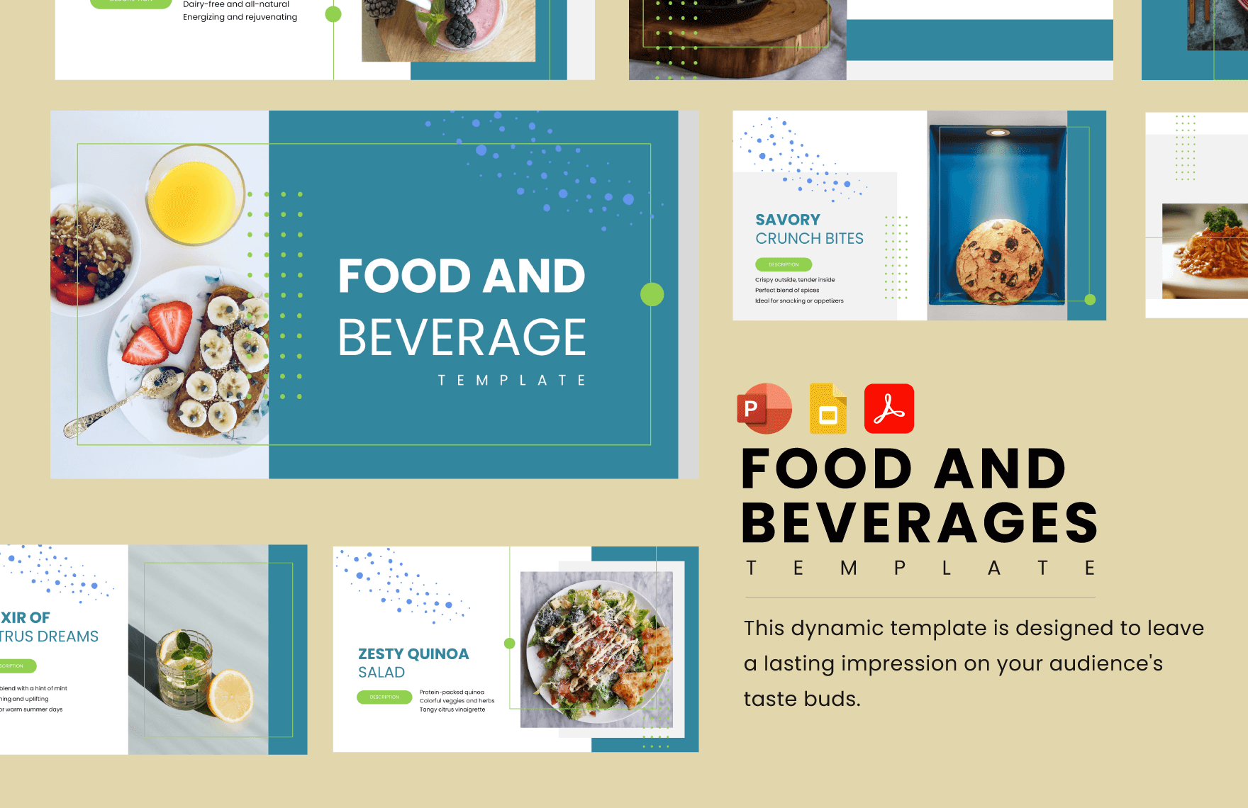 Food Beverage In PDF - FREE Template Download | Template.net