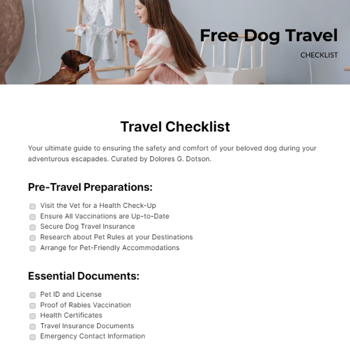 FREE Travel Checklist Templates & Examples Edit Online & Download