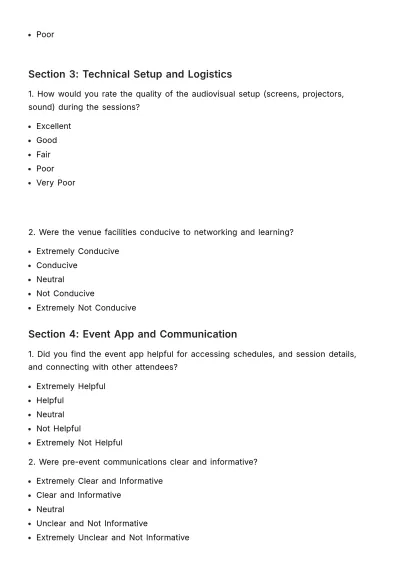 Free Orientation Feedback Survey HR Template to Edit Online