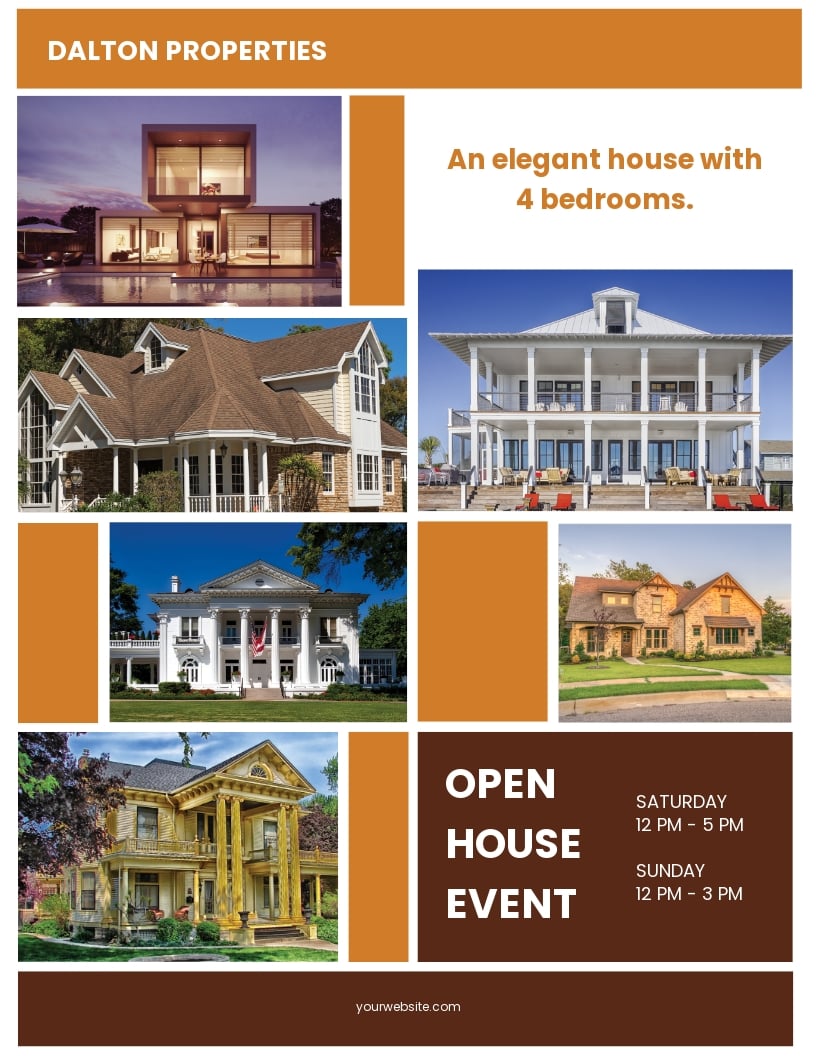 18  FREE Open House Flyer Templates Customize Download Template net