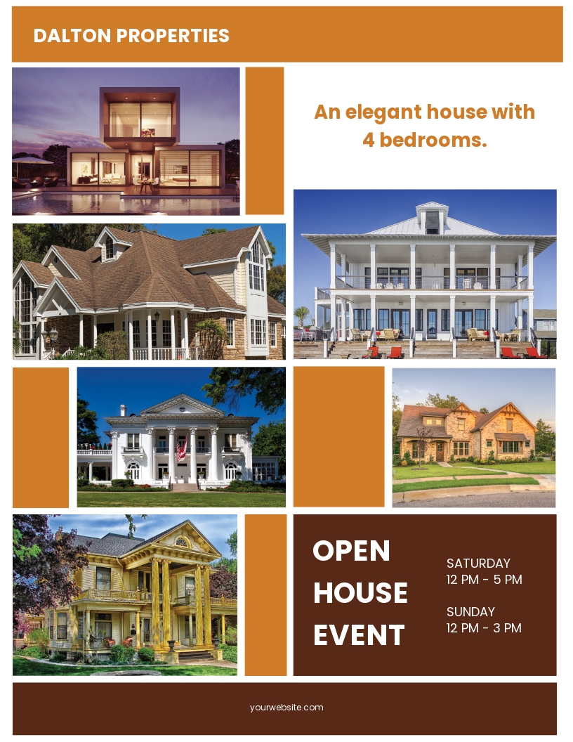 Open House Flyer Templates