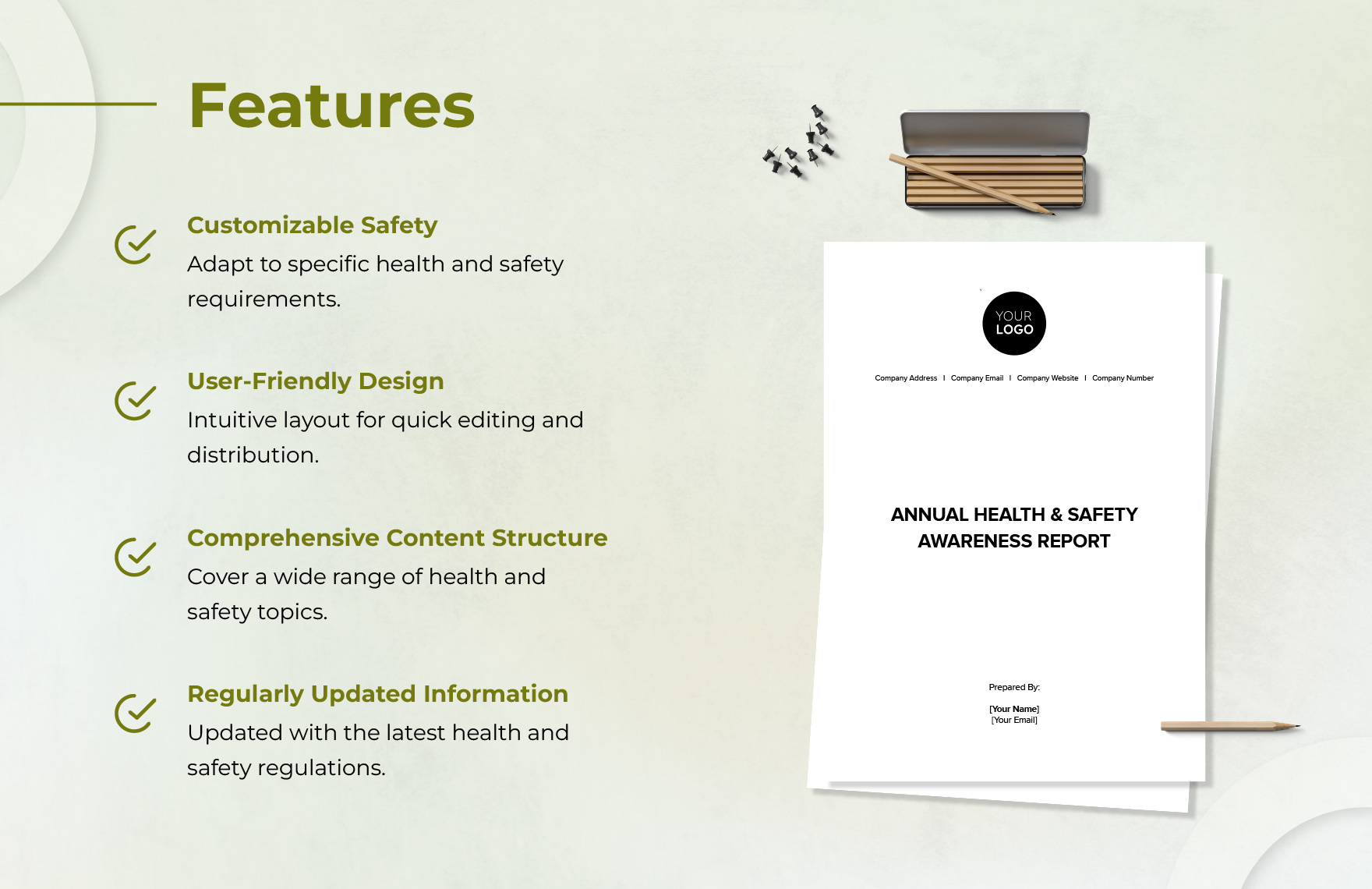Annual Health Safety Awareness Report Template