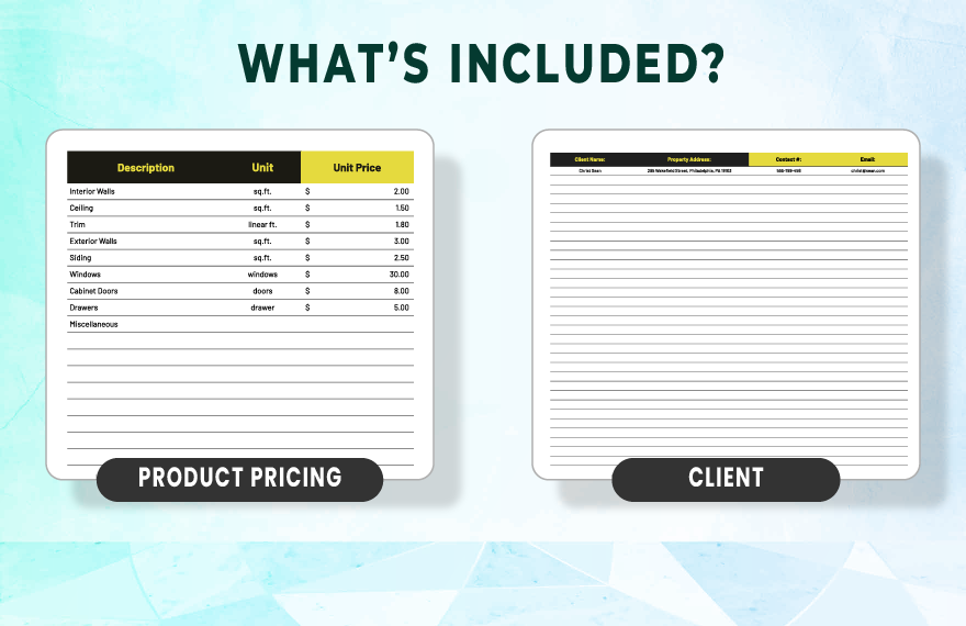 Painting Services Quotation Template