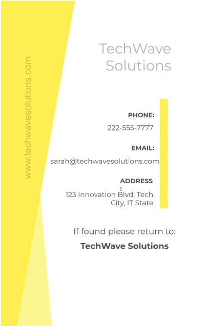 Free IT Manager ID Card Template to Edit Online
