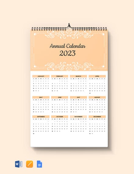 75+ FREE Desk Calendar Templates - Word (DOC) | Google Docs | Pages ...