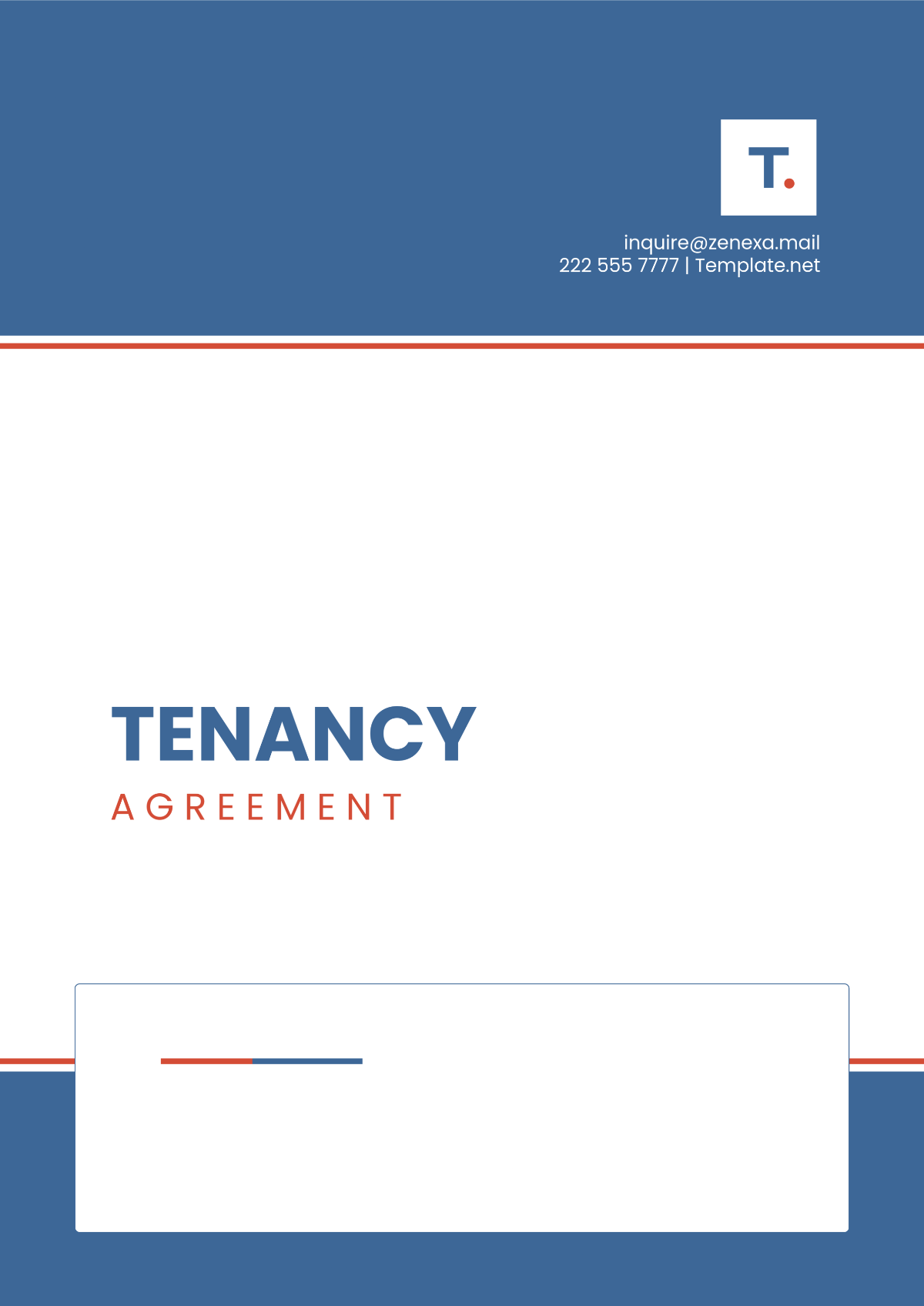 Tenancy Agreement Template - Edit Online & Download