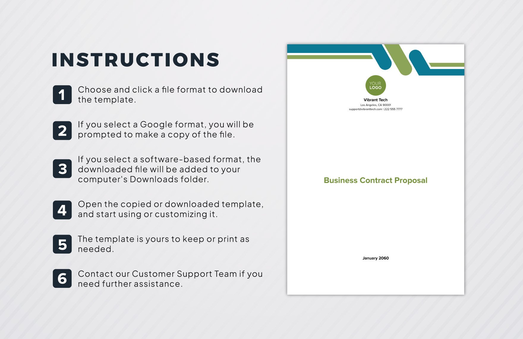 Business Contract Proposal Template