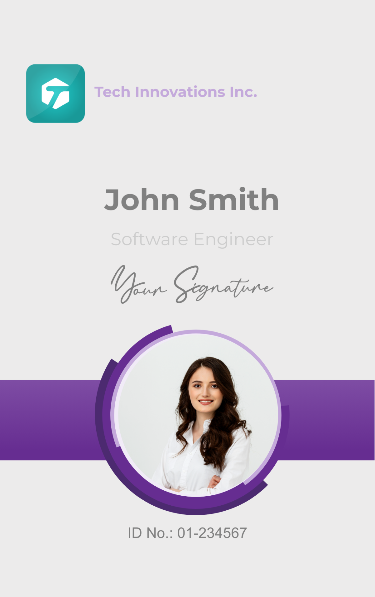 Software Engineer ID Card