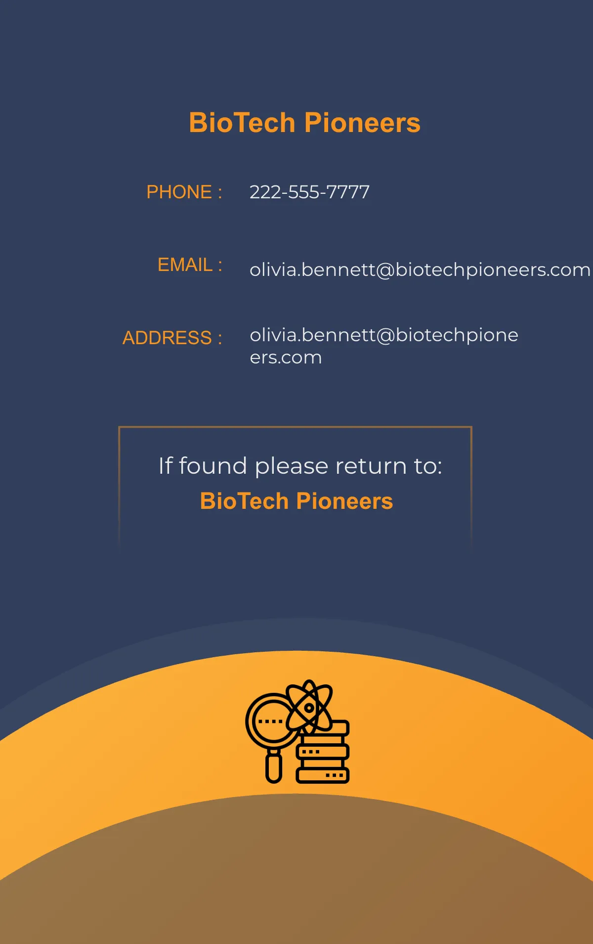 Free Research Scientist ID Card Template to Edit Online