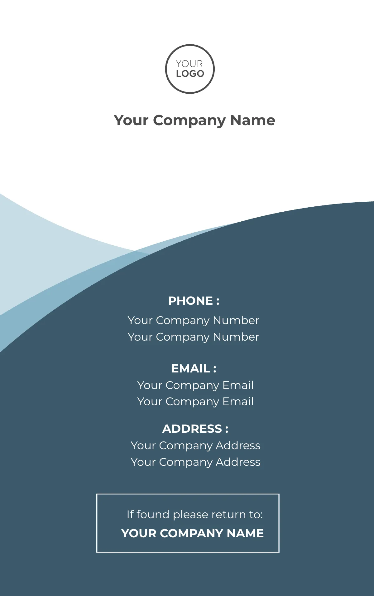 Free Business Analyst ID Card Template to Edit Online
