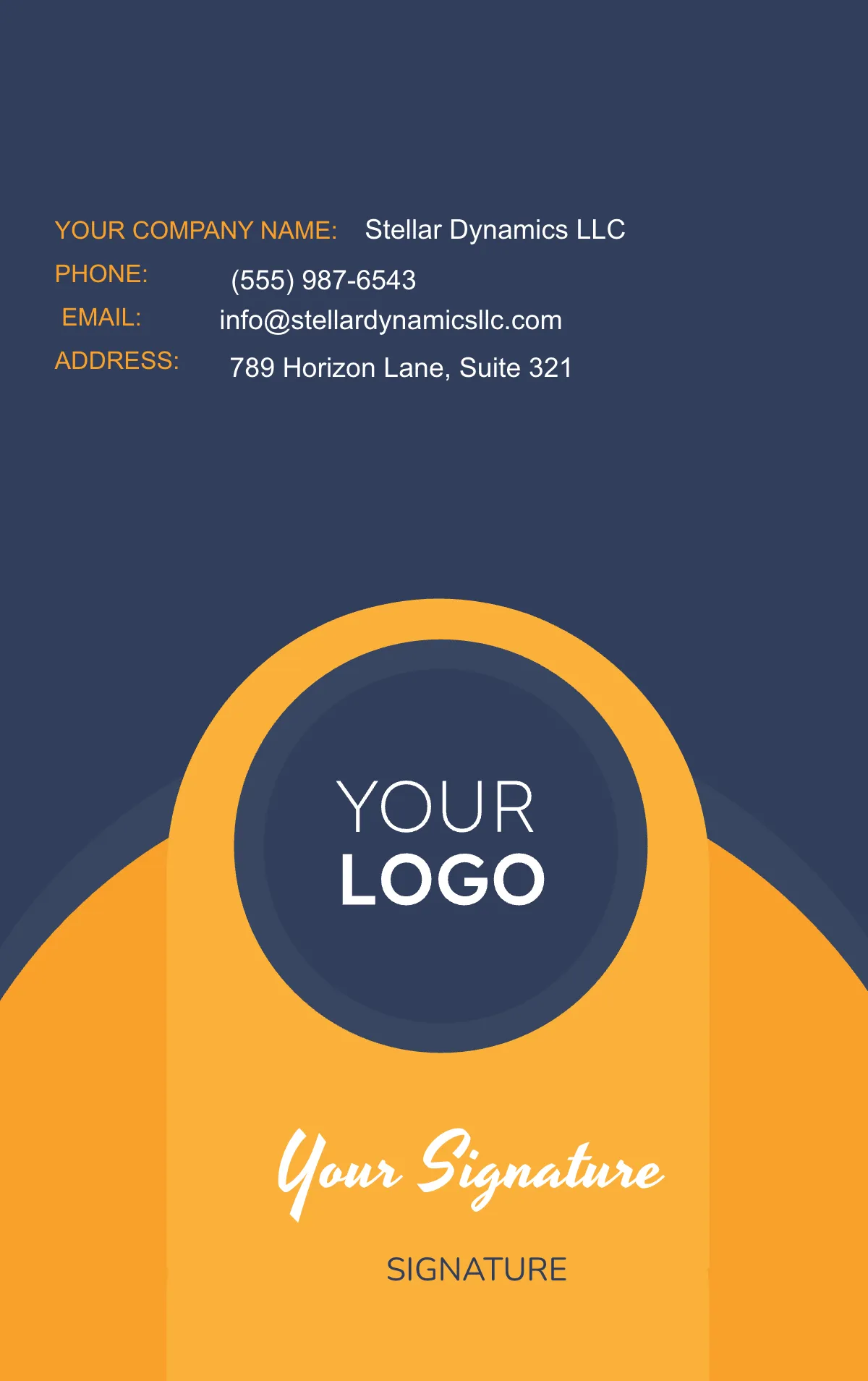 Free COO ID Card Template to Edit Online