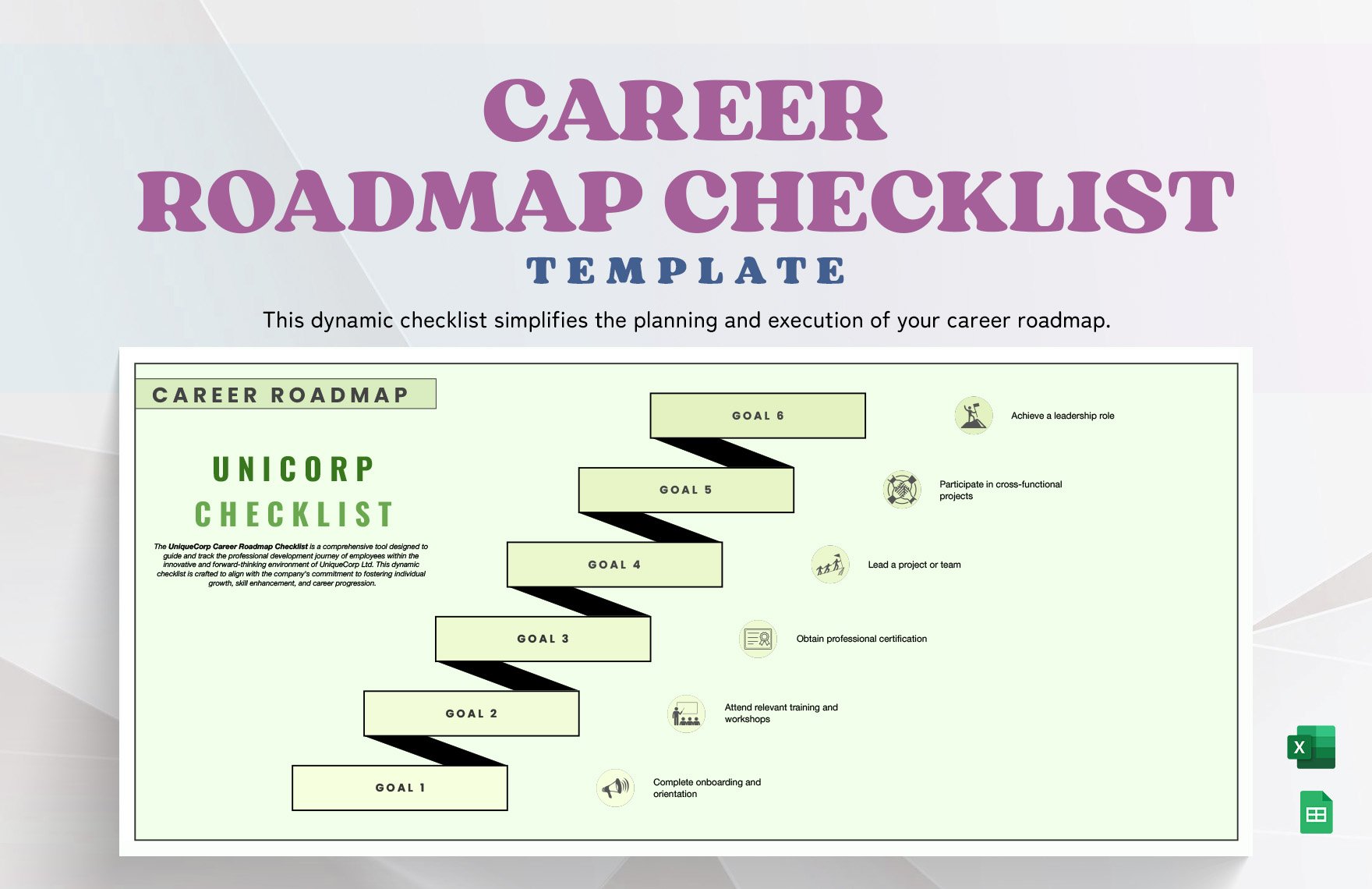 Career Roadmap Checklist Template