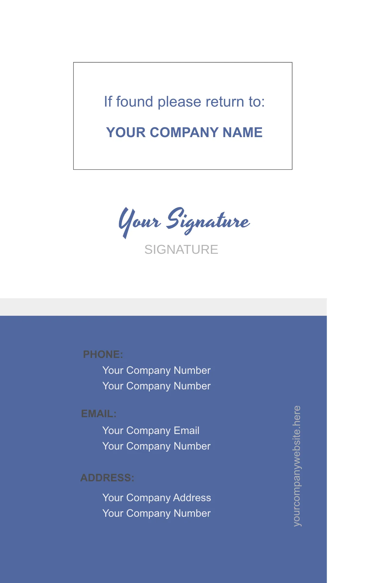Free CTO ID Card Template to Edit Online
