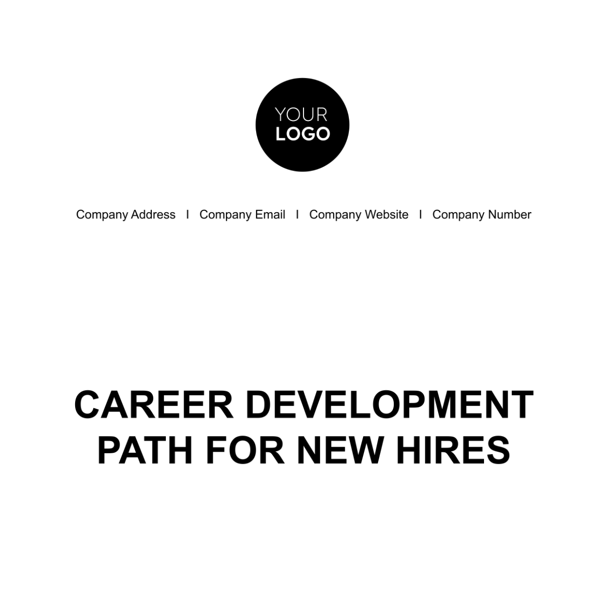 Career Development Path for New Hires HR Template - Edit Online & Download