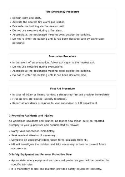 Free Compliance & Policy Orientation Manual HR Template to Edit Online