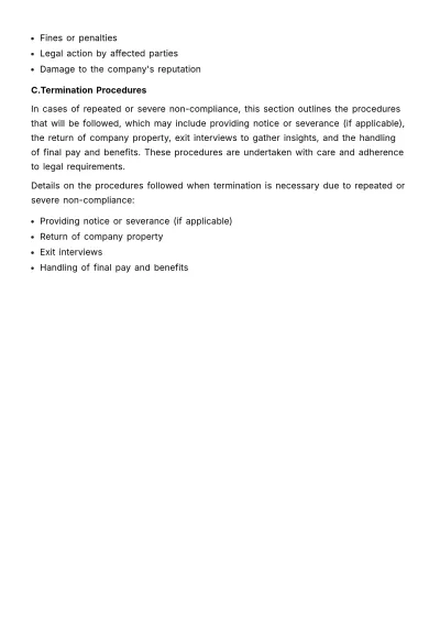 Free Compliance & Policy Orientation Manual HR Template to Edit Online