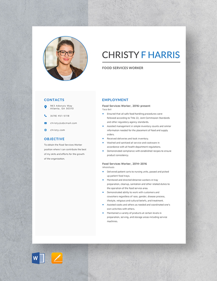 Free Farm Worker Resume - Download in Word, Apple Pages | Template.net