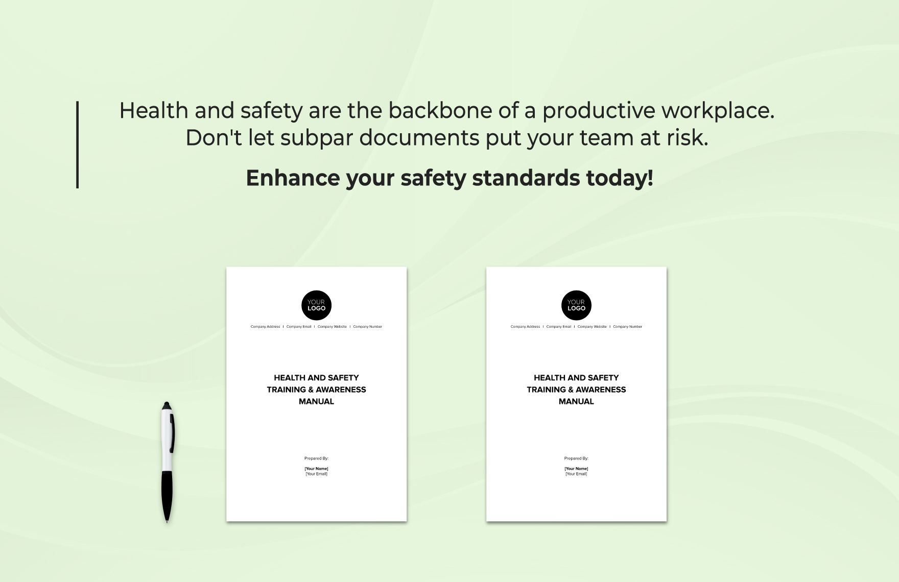 Health & Safety Training & Awareness Manual Template