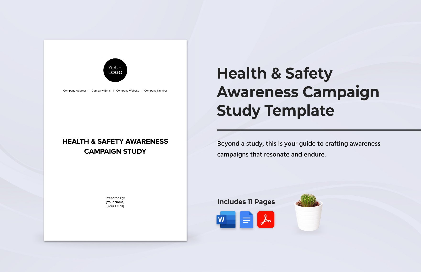 Health & Safety Awareness Campaign Study Template