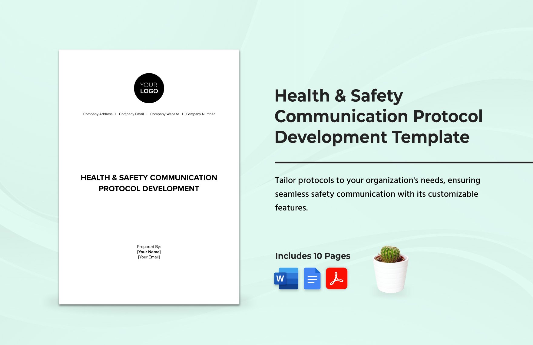 Health & Safety Communication Protocol Development Template