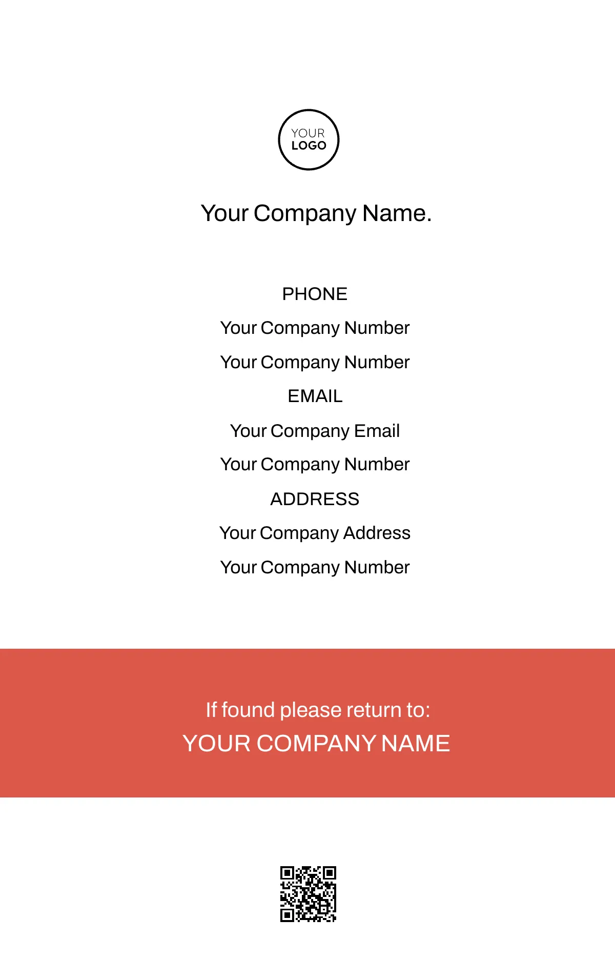 Free Operations Manager ID Card Template to Edit Online