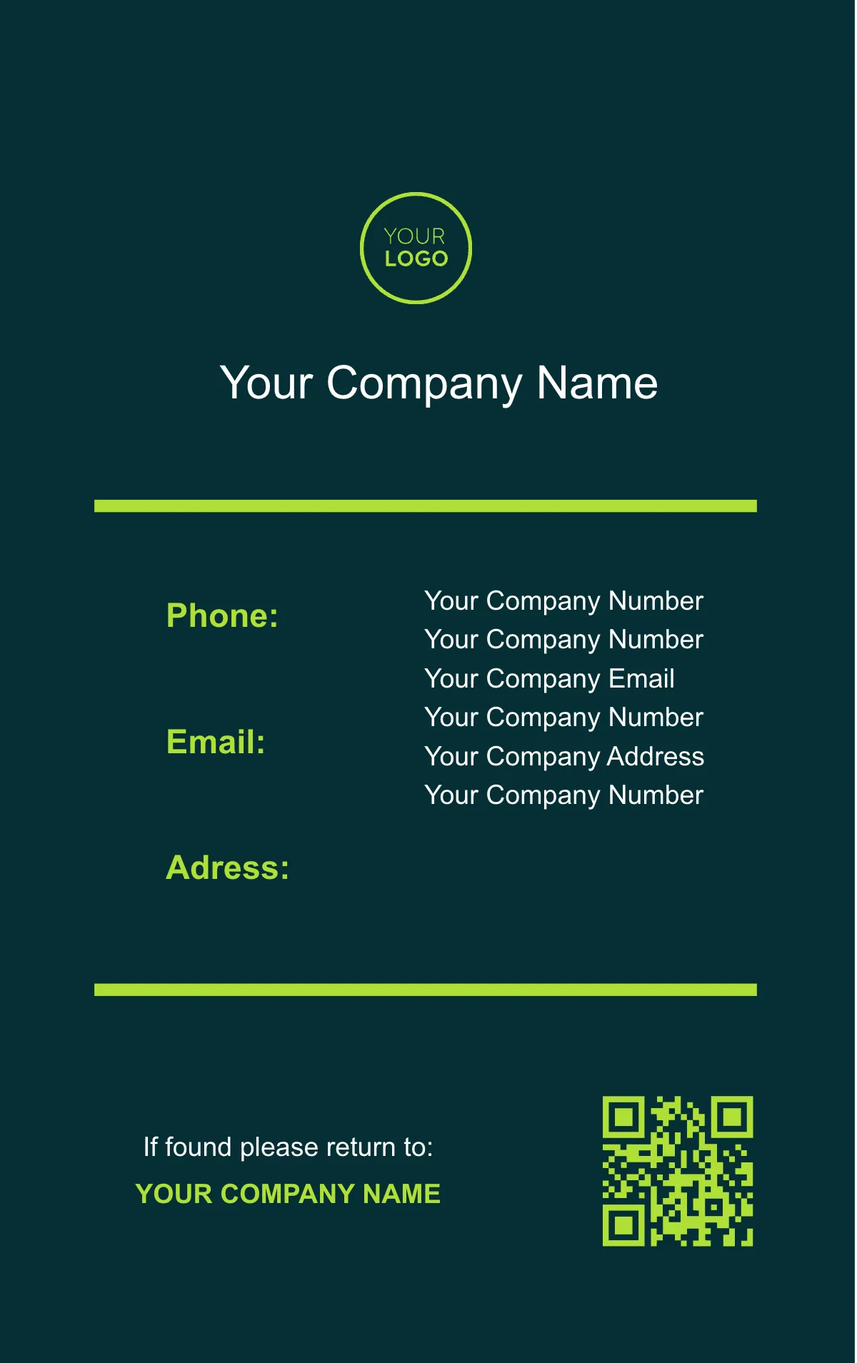 Free Brand Manager ID Card Template to Edit Online
