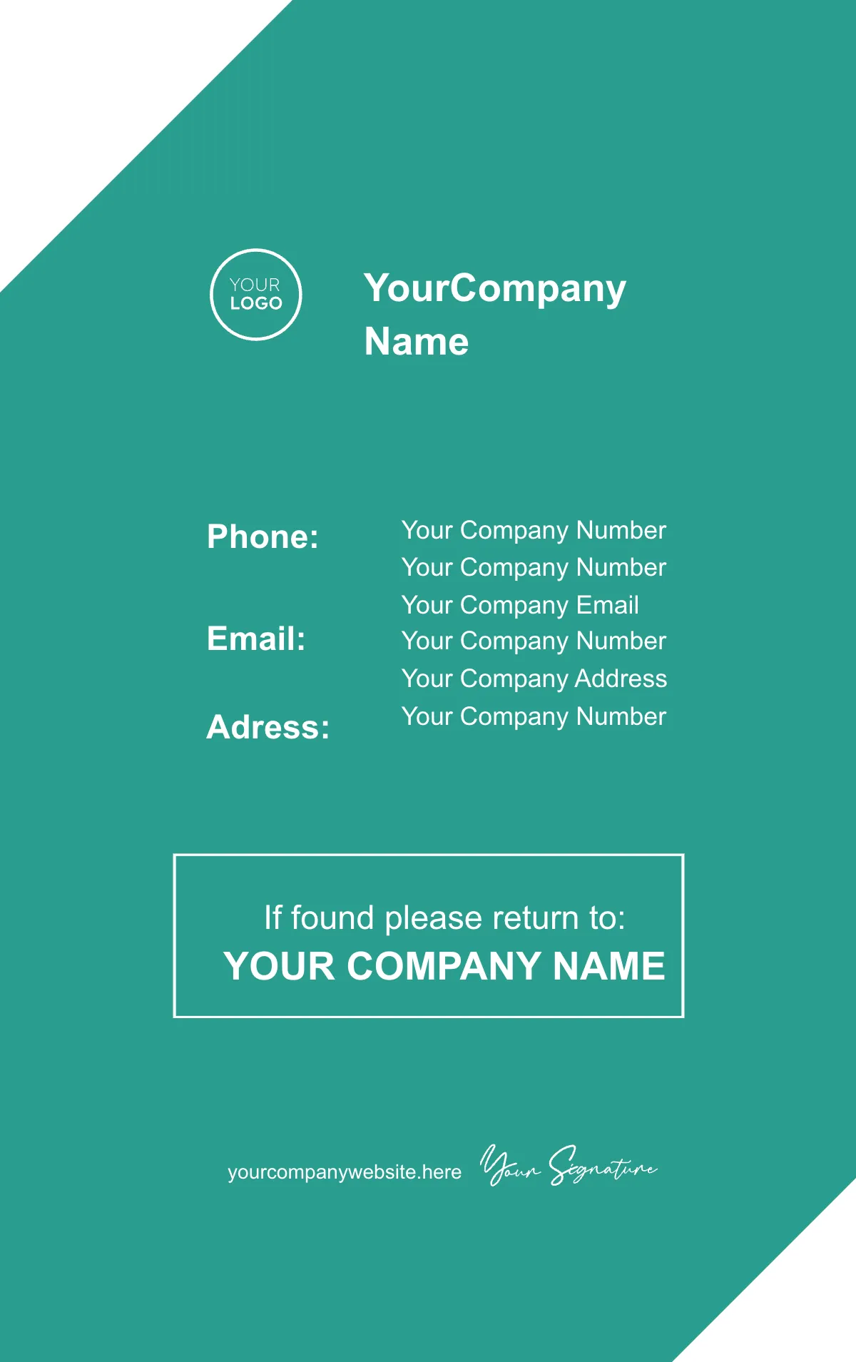 Free Supply Chain Manager ID Card Template to Edit Online