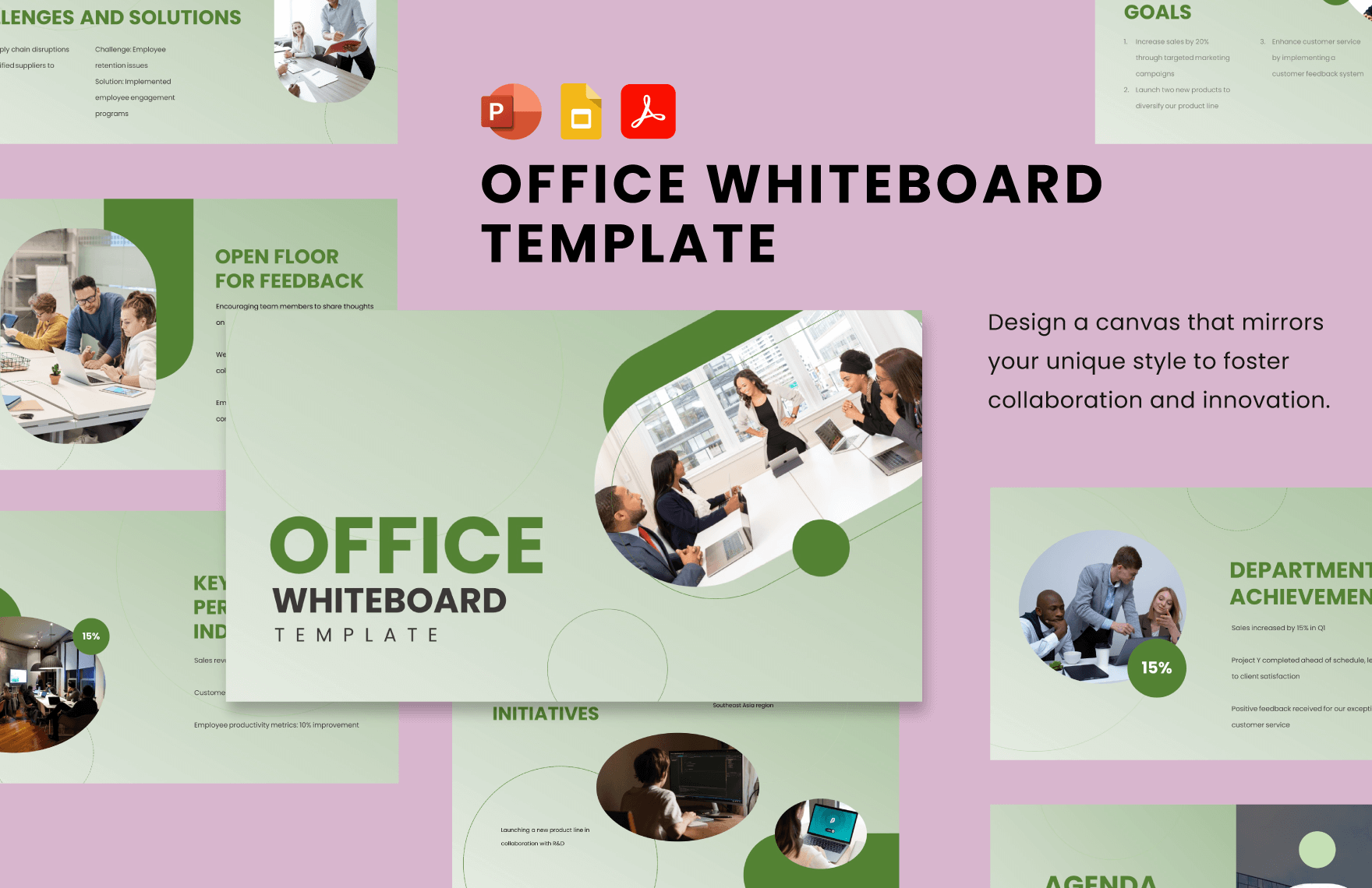 Office Whiteboard Template