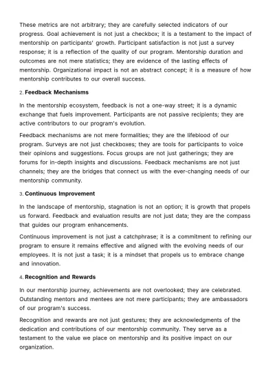 Free Employee Mentorship Program Handbook HR Template to Edit Online