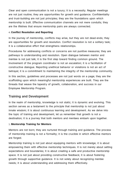 Free Employee Mentorship Program Handbook HR Template to Edit Online