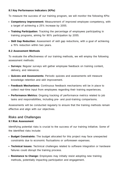 Free New Training Tools & Techniques Proposal HR Template to Edit Online