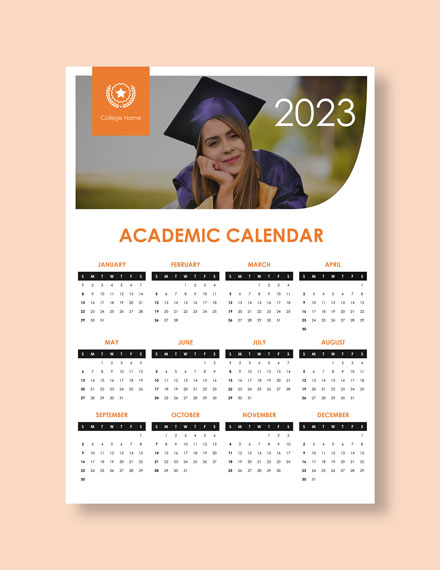 Free Simple Academic Desk Calendar Template - Word, Apple Pages ...
