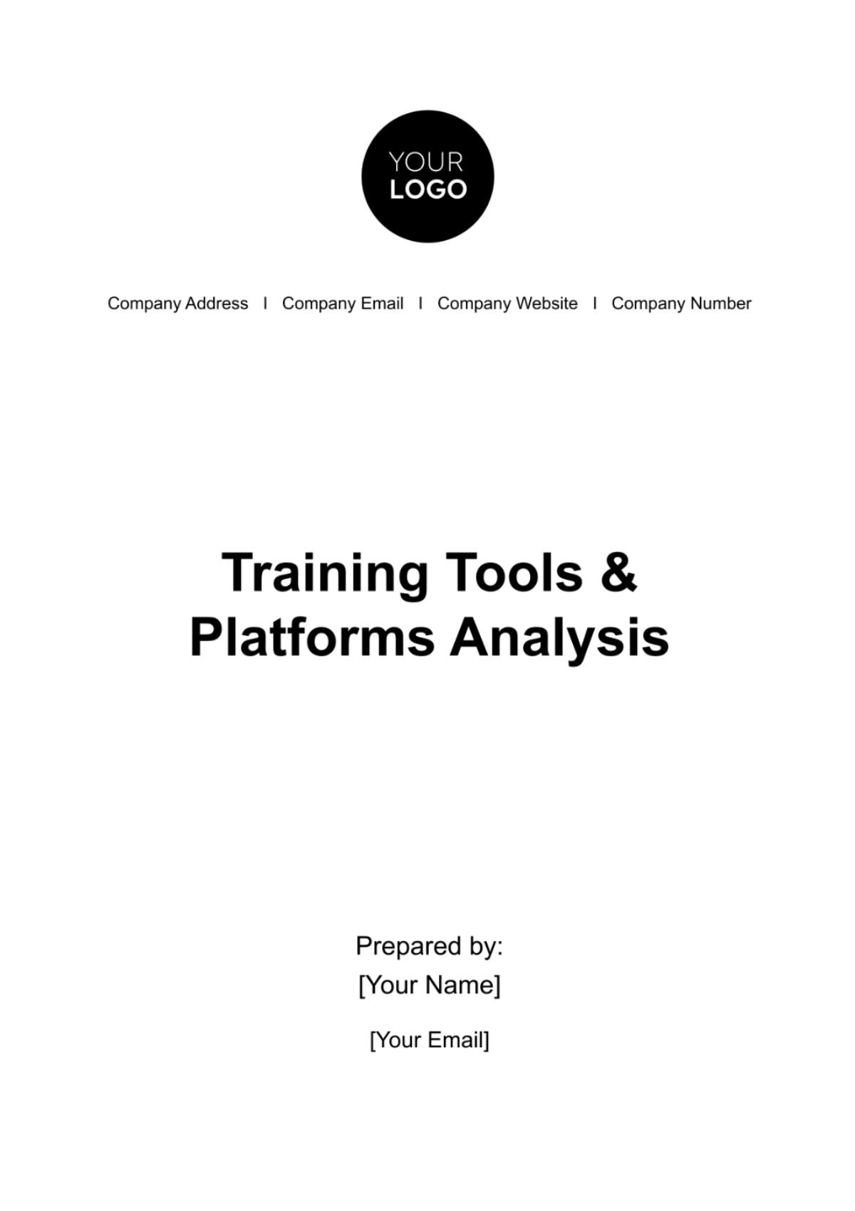 Training Tools & Platforms Analysis HR Template - Edit Online & Download