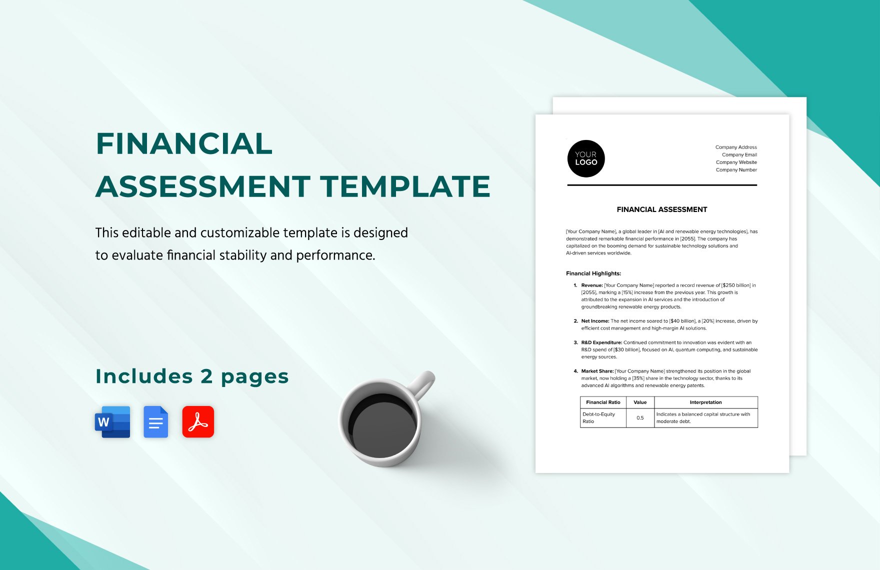 Financial Assessment Template