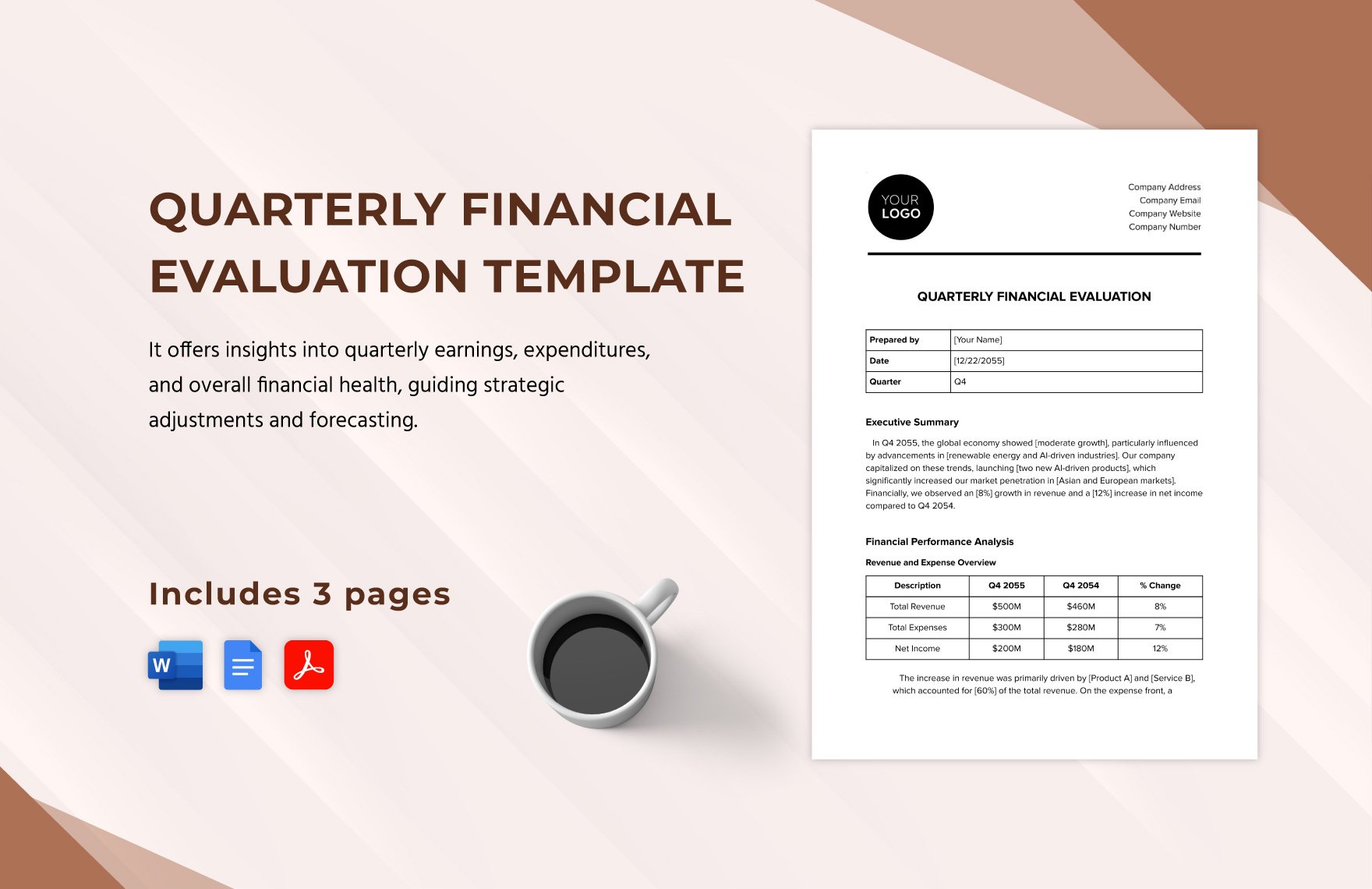 Quarterly Financial Evaluation Template