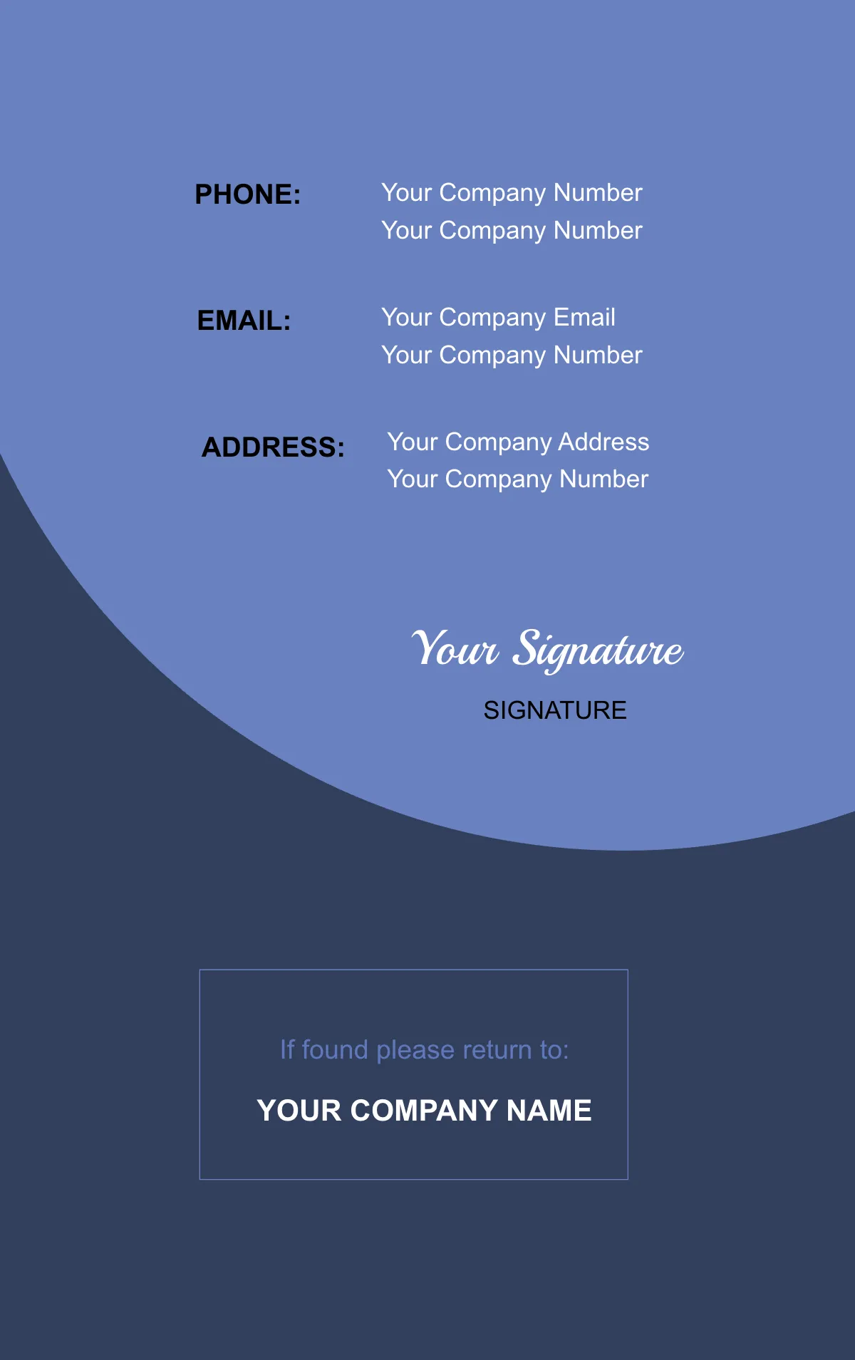 Free Corporate Trainer ID Card Template to Edit Online