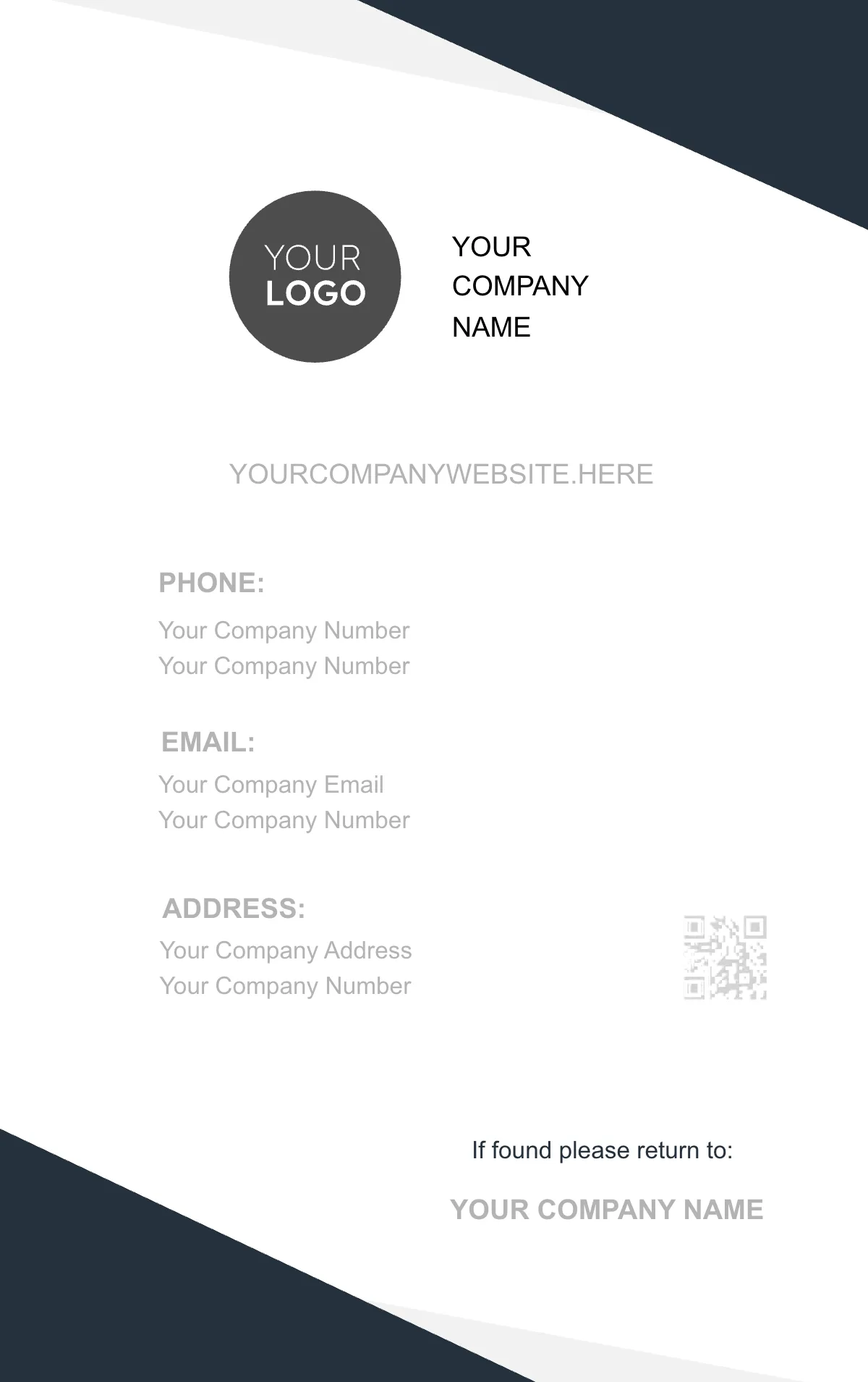 Free Sales Manager ID Card Template to Edit Online