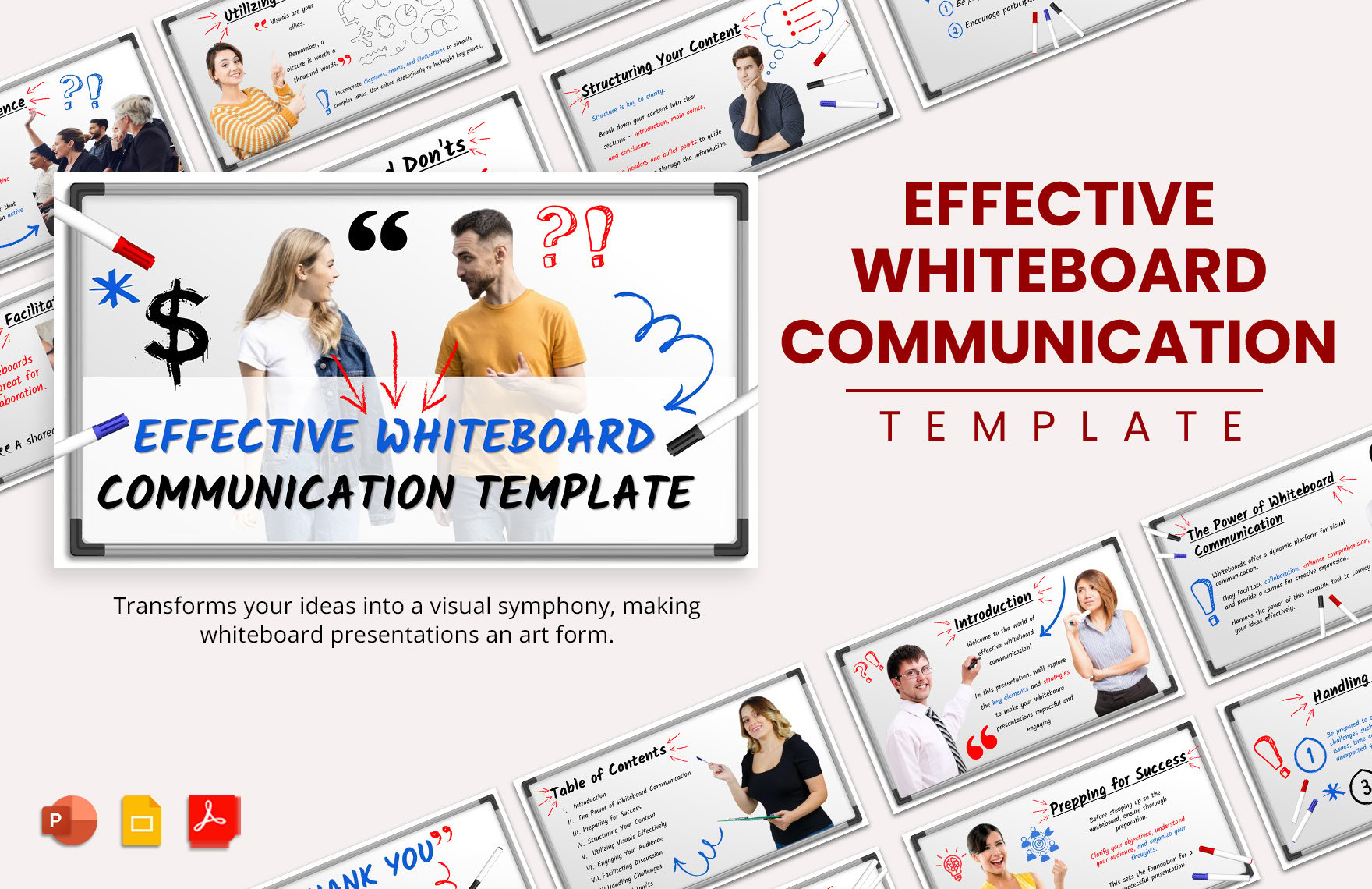 Effective Whiteboard Communication Template