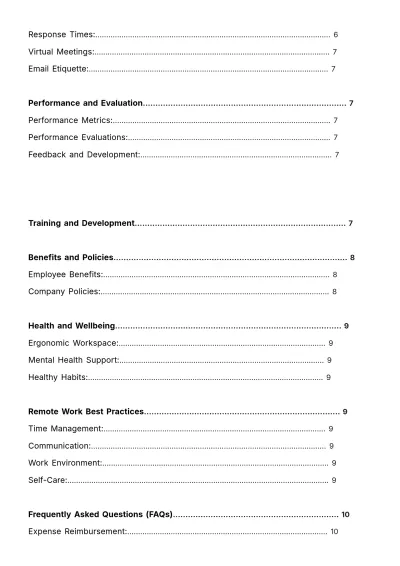 Free Remote Worker Onboarding Guide HR Template to Edit Online